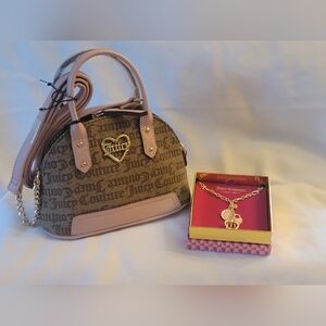 NWT Juicy Couture Y2K Mini Bag PLUS Necklace